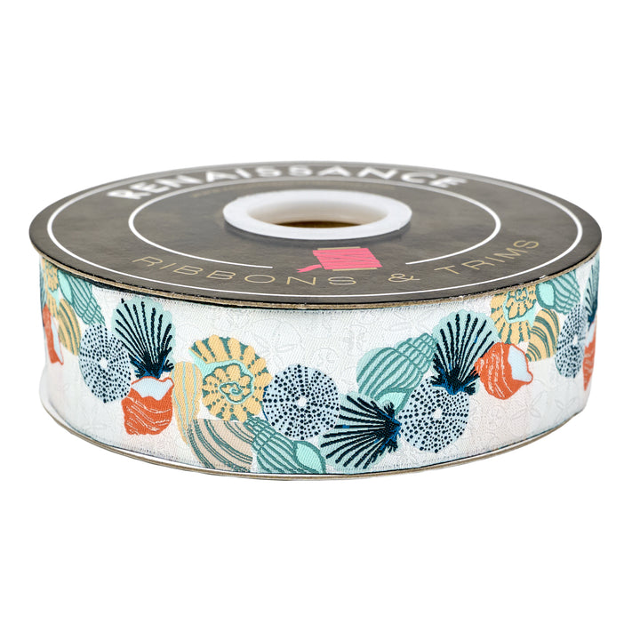 Gulf Breeze - Seashell Shores - 1-1/2" width - by Becca Plymale - 15 Yard Spool
