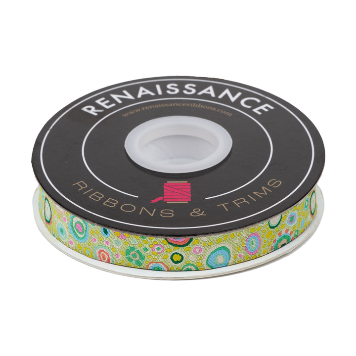 Roman Glass in Leafy - 1-1/2" width - Kaffe Classics 2024 - 15 Yard Spool