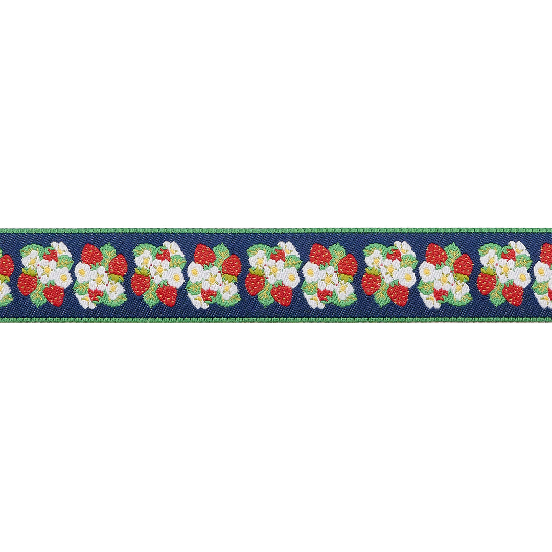 Strawberries and Blossoms - 7/8" width - Farm &amp; Garden by Cathe Holden - 15 Yard Spool