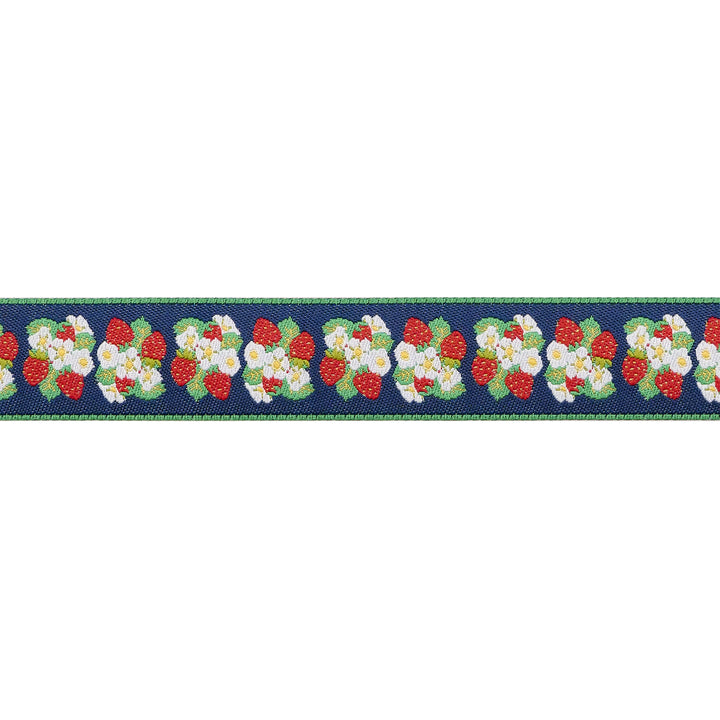 Strawberries and Blossoms - 7/8" width - Farm &amp; Garden by Cathe Holden - 15 Yard Spool