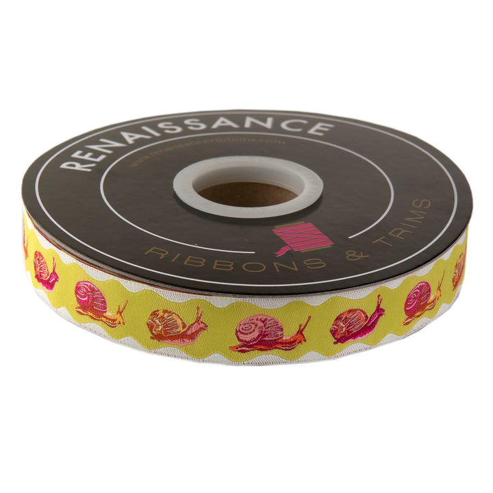 Down to Earth - Snailed It in Afterglow - 7/8" width - by Tula Pink - 15 yd spool (Preorder)