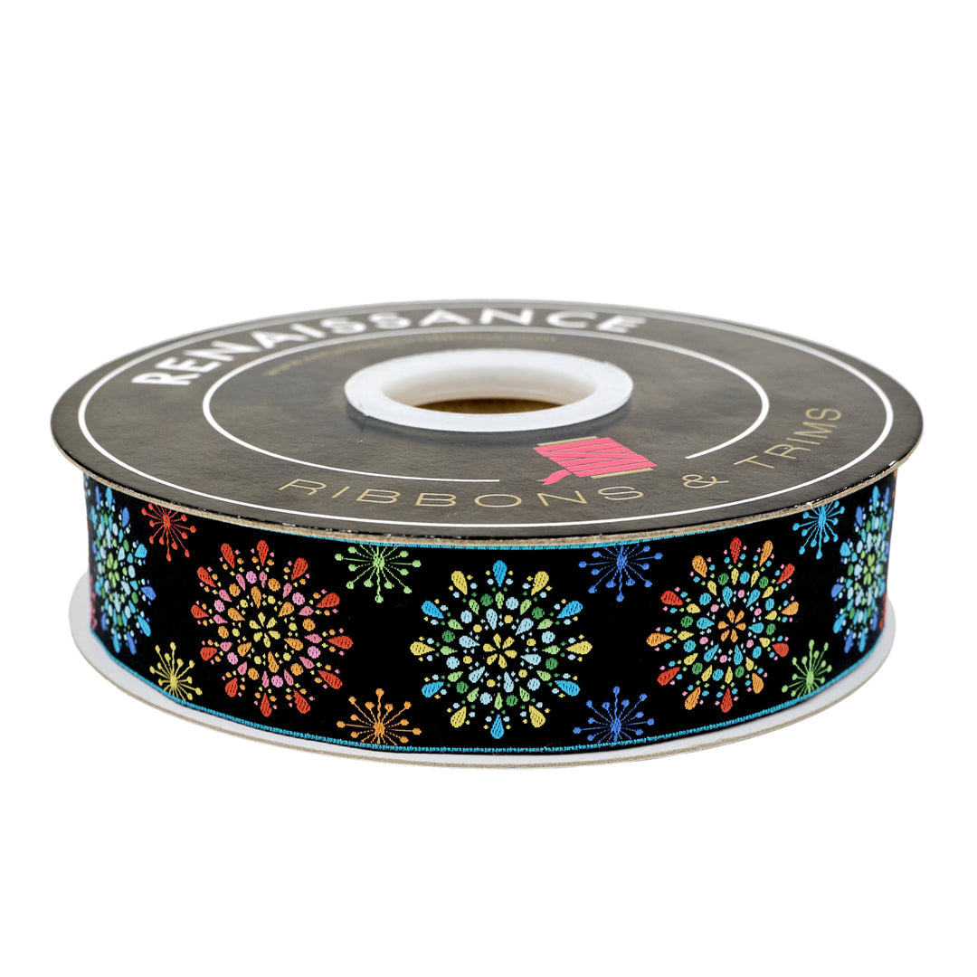 Wings of Wonder - Wonder in Black - 1-1/4" width - by Sue Penn - 15 Yard Spool
