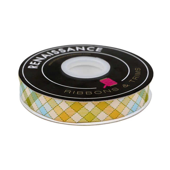 Animal Park Fun - Multi Gingham Bias 7/8" - by Stacy Iest Hsu - 15 Yard Spool