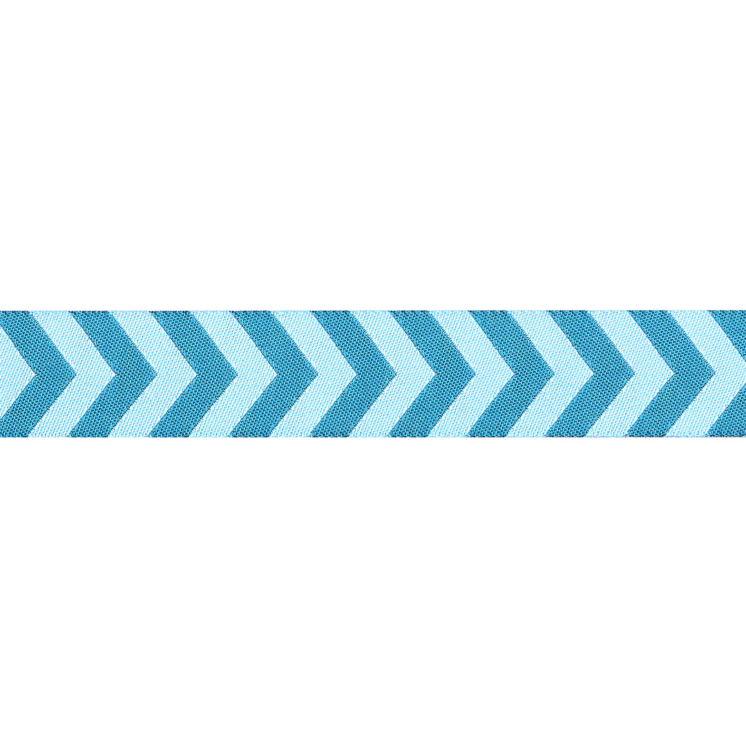High Flight - Taxiway in Vintage Blue - 7/8" width - by Sarah Thomas - 15 Yard Spool