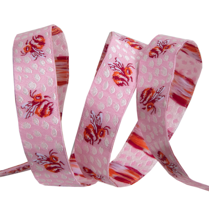 Down to Earth - Doe Re Bee in Afterglow - 5/8" width - by Tula Pink - 15 yd Spool (Preorder)