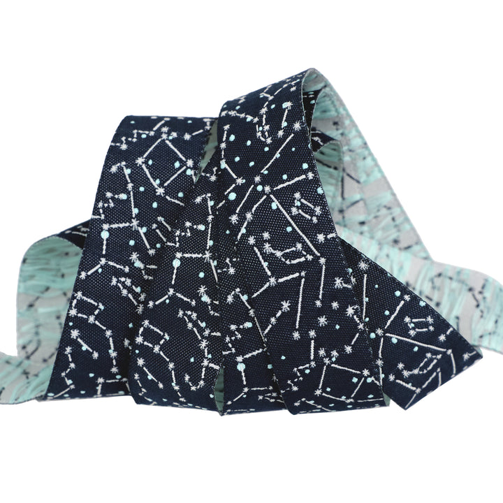 3, 2, 1... Blastoff - Constellations in Night Sky 7/8" - by Stacy Iest Hsu - 15 Yard Spool