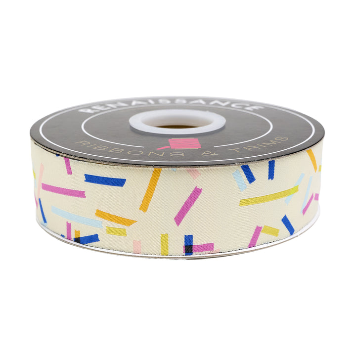 Salutations - Washi in Cream - 1-1/2" width - by Rashida Coleman Hale - 15 Yard Spool