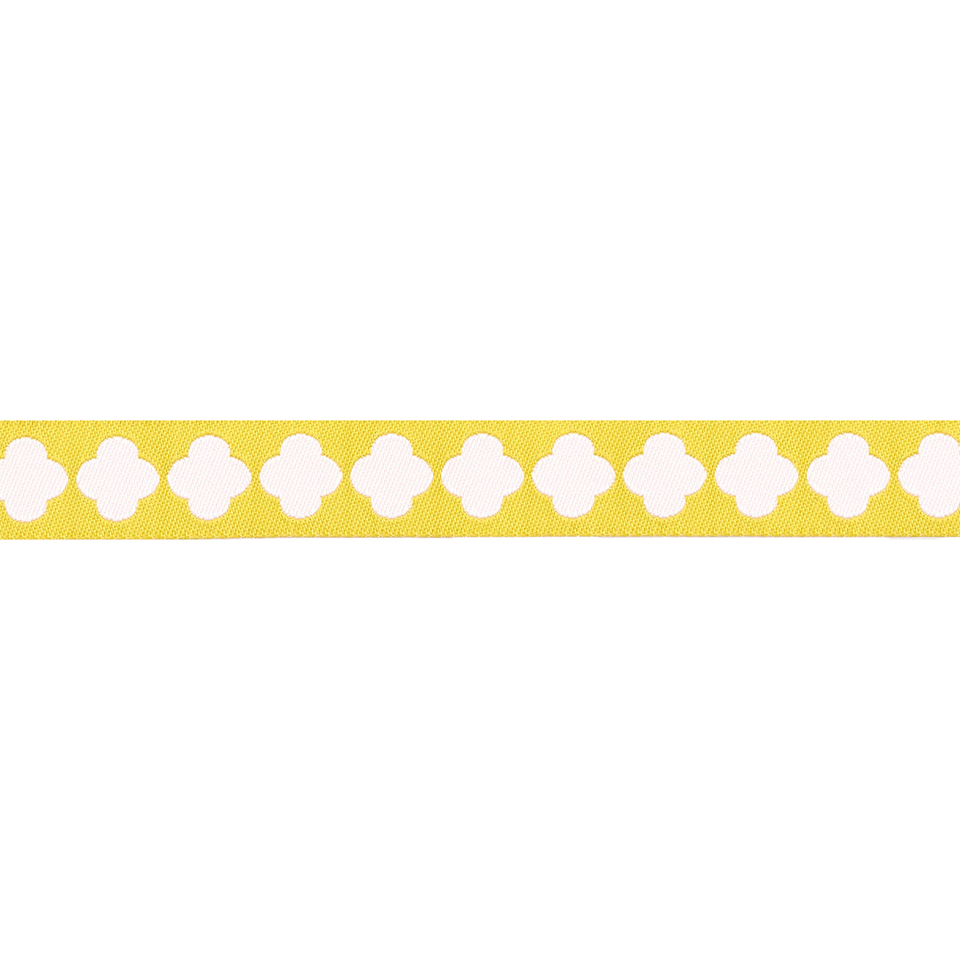 Love Notes - Trefoil - 5/8" width - by Renaissance Ribbons - 15 Yard Spool