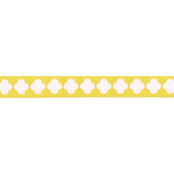 Love Notes - Trefoil - 5/8" width - by Renaissance Ribbons - 15 Yard Spool