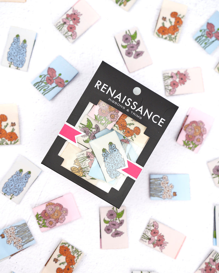My Secret Garden - Woven Label Pack - 8 PACK