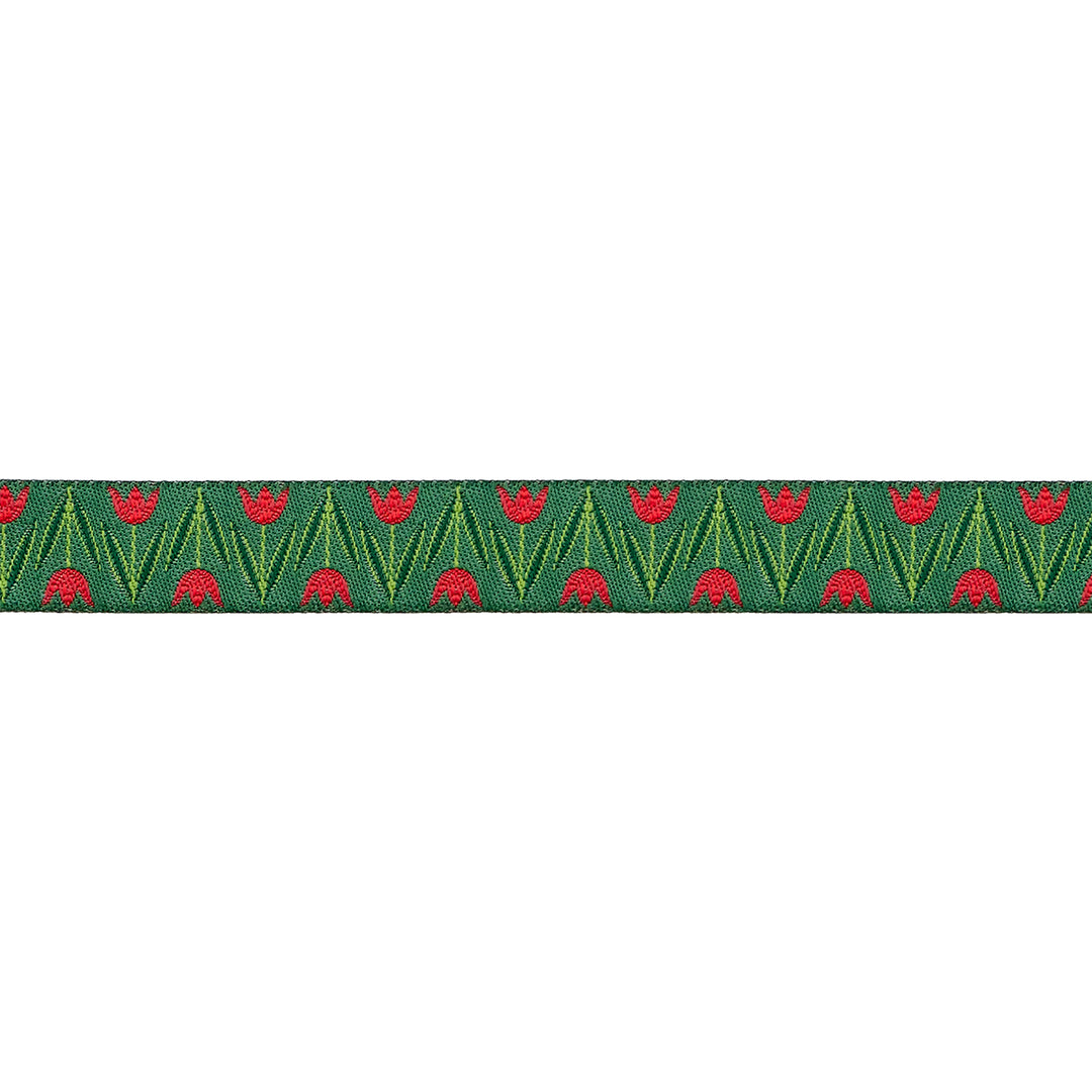 12 Days of Christmas - Tulips - 5/8" width - by Cori Dantini - 15 Yard Spool