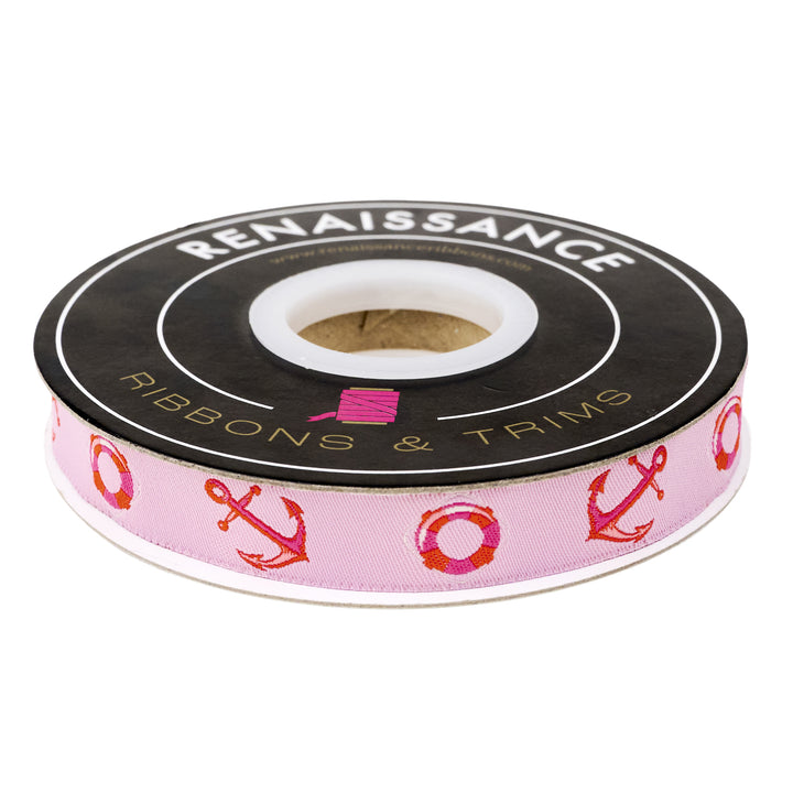 Floral Reef - Floaties and Sinkies in Coralline - 5/8" width - by Tula Pink - 15 Yard Spool