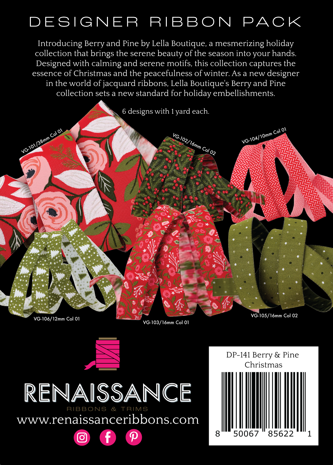 Berry and Pine Designer Pack Christmas - PRO 3 PACK