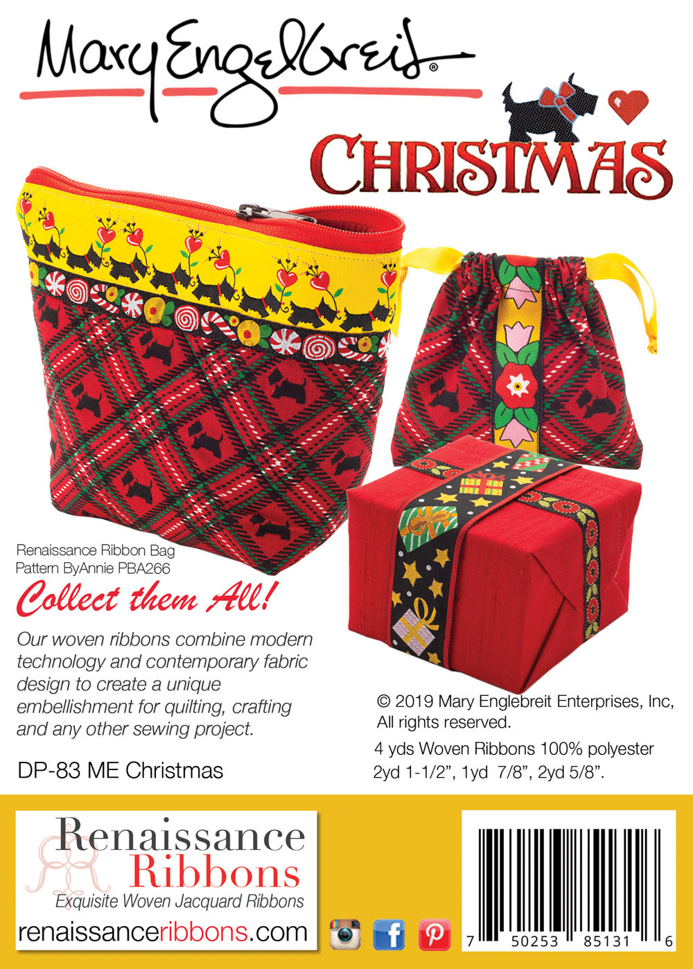 Mary Engelbreit-Christmas Ribbon Pack