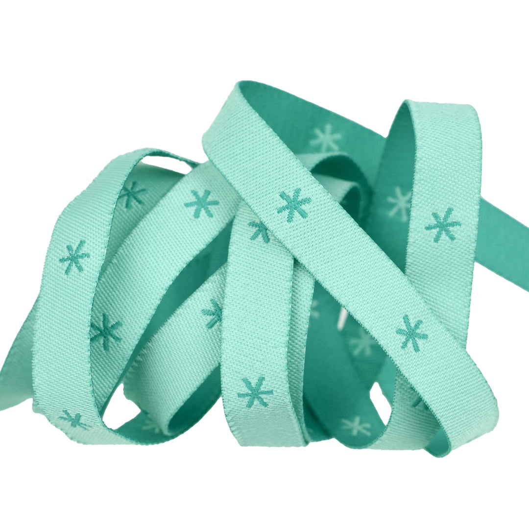 Hearts and Sparks - Spark in Mint 3/8" - by Melody Miller - 15 Yard Spool
