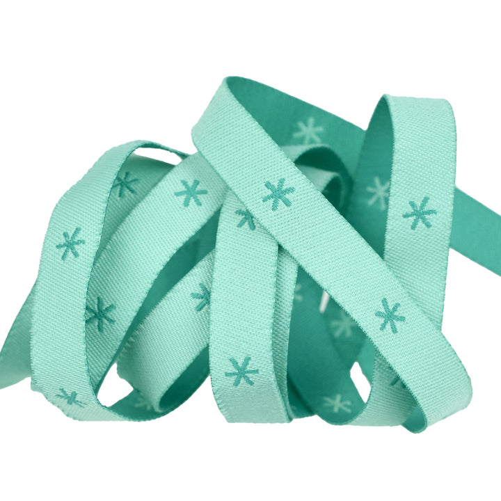 Hearts and Sparks - Spark in Mint 3/8" - by Melody Miller - 15 Yard Spool