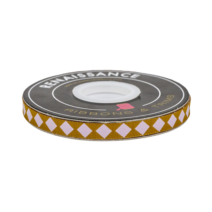 Ramble - On-Point Squares - 3/8" width - by Tara Faughnan - 15 Yard Spool