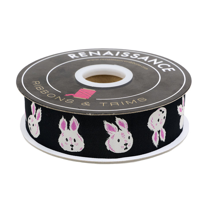 Hello Alice - Rushing Rabbit - 1-1/2" width - by Sarah Watts - 15 Yard Spool