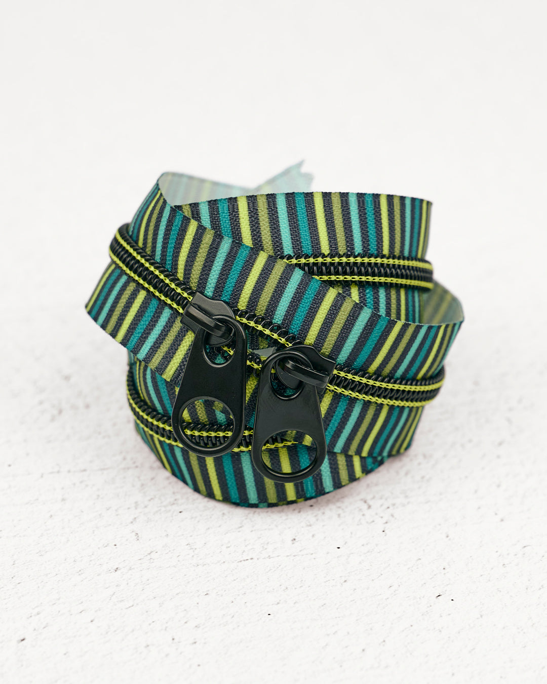Coastal Stripe - Handbag Zipper - Renaissance Ribbons