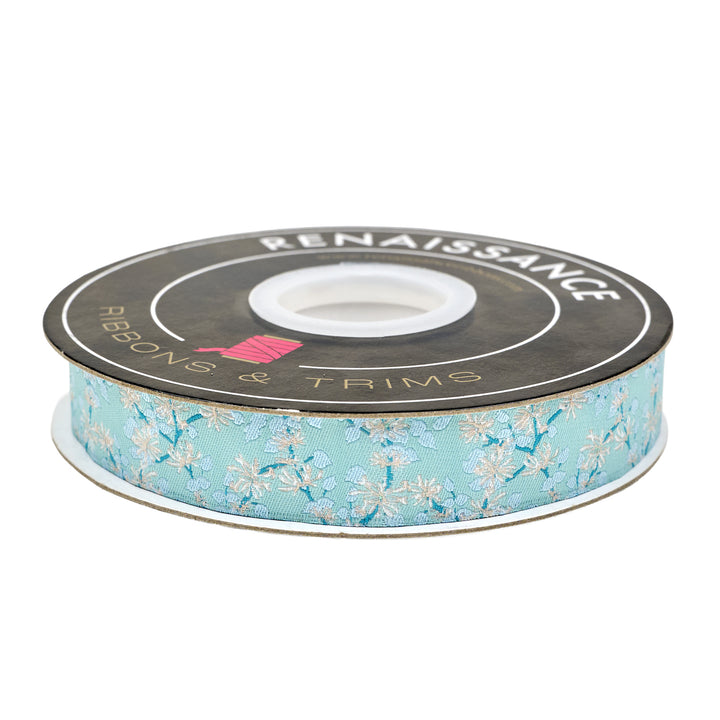 Gulf Breeze - Coastal Jasmine - 7/8" width - by Becca Plymale - 15 Yard Spool