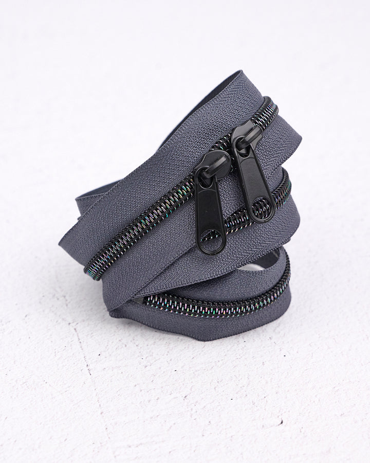 Oil Slick - Handbag Zipper - Renaissance Ribbons