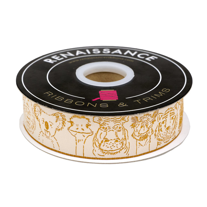 Animal Park Fun - Animal Kingdom 1-1/2" - by Stacy Iest Hsu - 15 Yard Spool