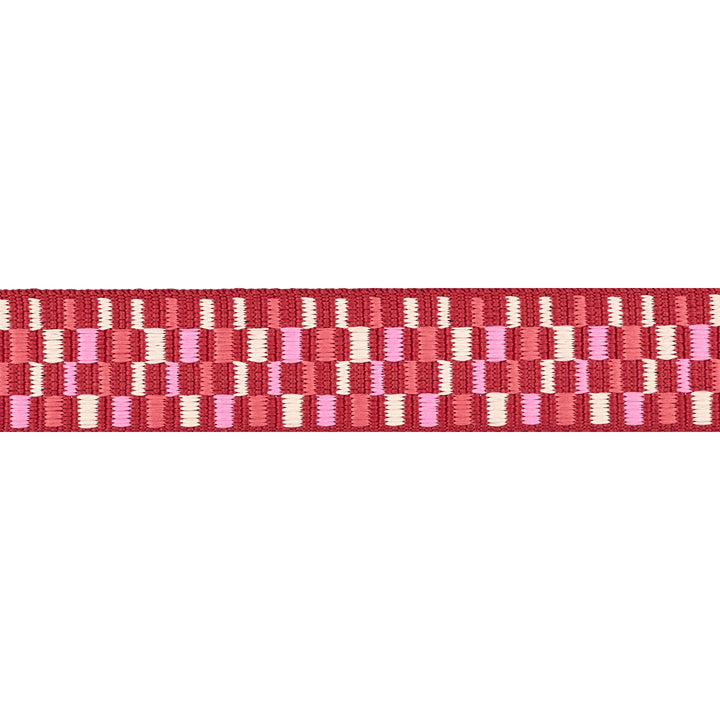Paradise Garden - Rhapsody in Pomegranate - 1" width WEBBING - by Patty Basemi - 16 Yard Spool