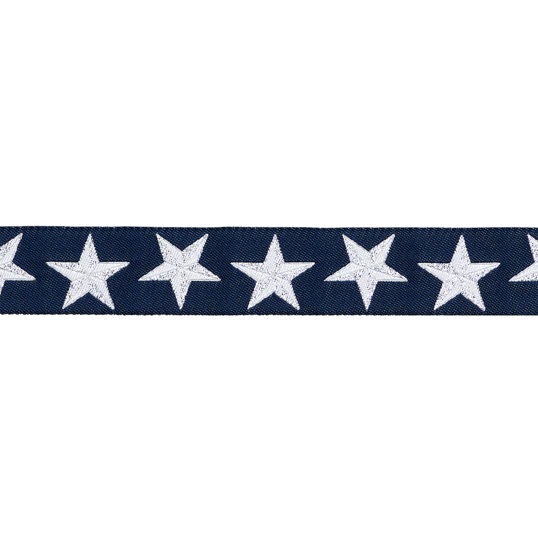 High Flight - Twinkle in Flag Blue - 7/8" width - by Sarah Thomas - 15 Yard Spool