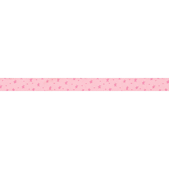 Celestial Garden - Starlit Sky in Pink - 3/8" width - by Alexandra Bordallo - 15 Yard Spool