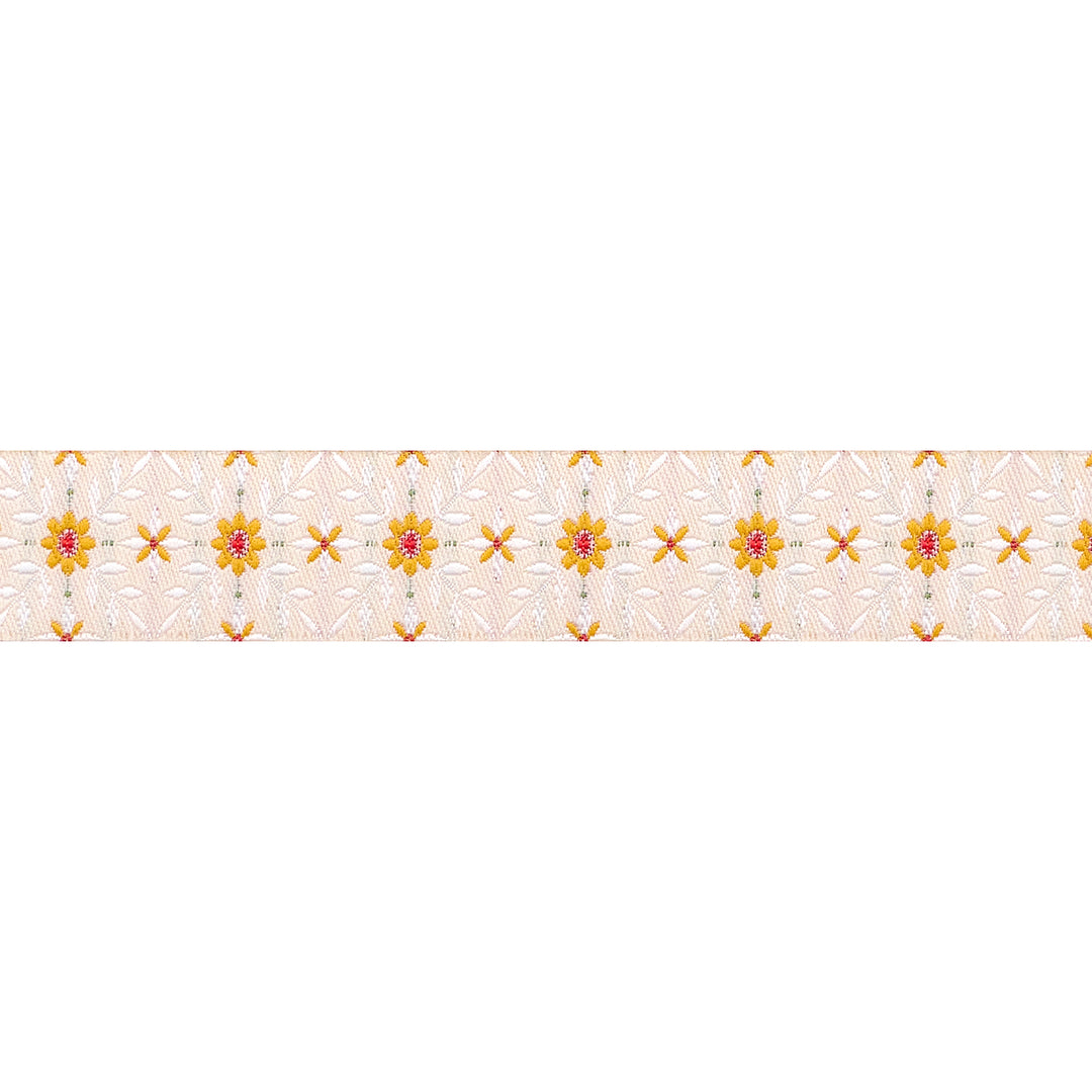 12 Days of Christmas - Flower Tile - 7/8" width - by Cori Dantini - 15 Yard Spool