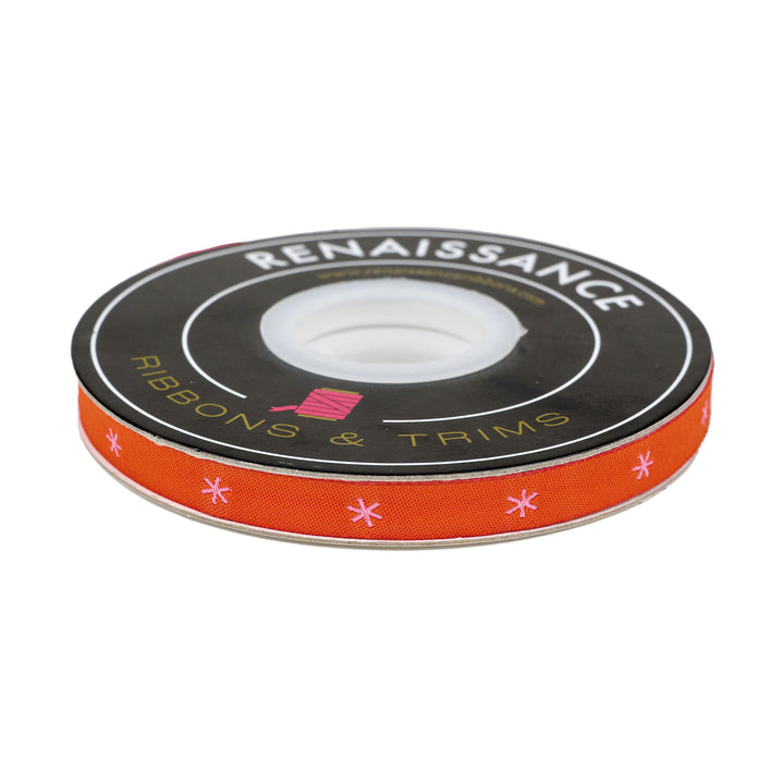 Hearts and Sparks - Spark in Pink 3/8" - by Melody Miller - 15 Yard Spool