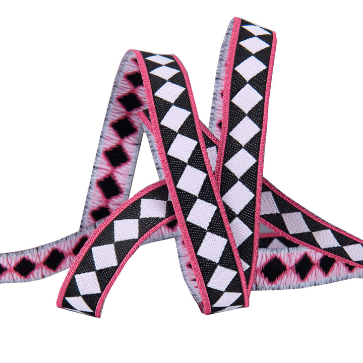 Diamond Pink edge Mary Engelbreit-3/8"