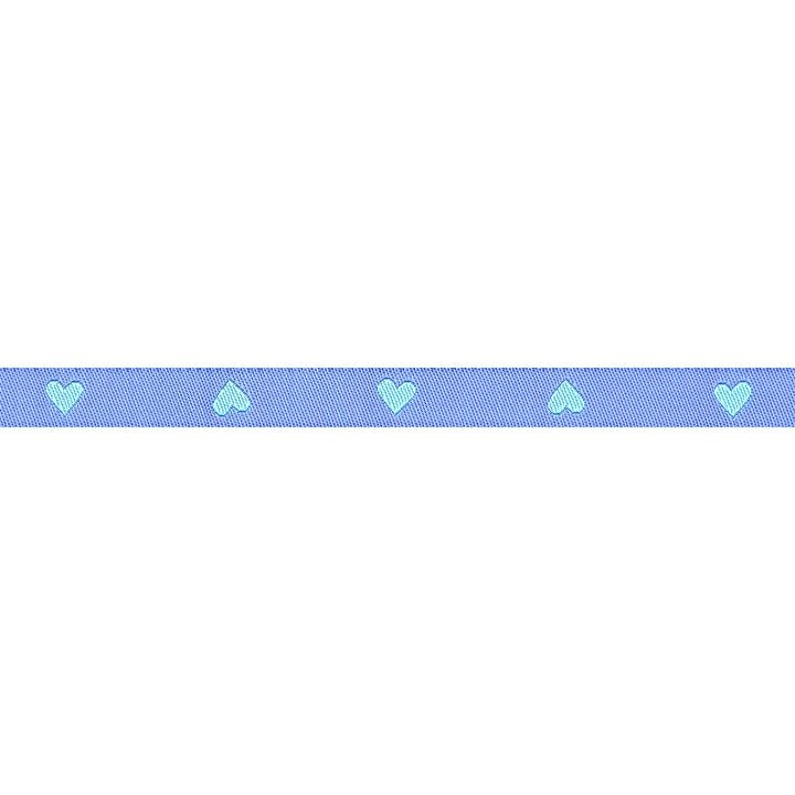 Hearts and Sparks - Hearts in Turquoise - 3/8" width - by Melody Miller - 15 Yard Spool