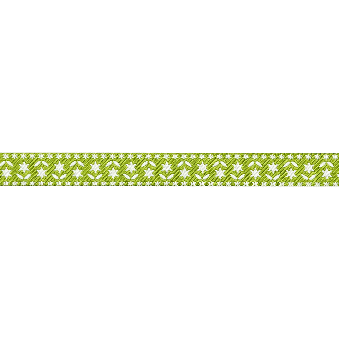 Buon Natale - Twinkle Stars in Pine - 1/2" - by Joanna Figueroa - 15 Yard Spool