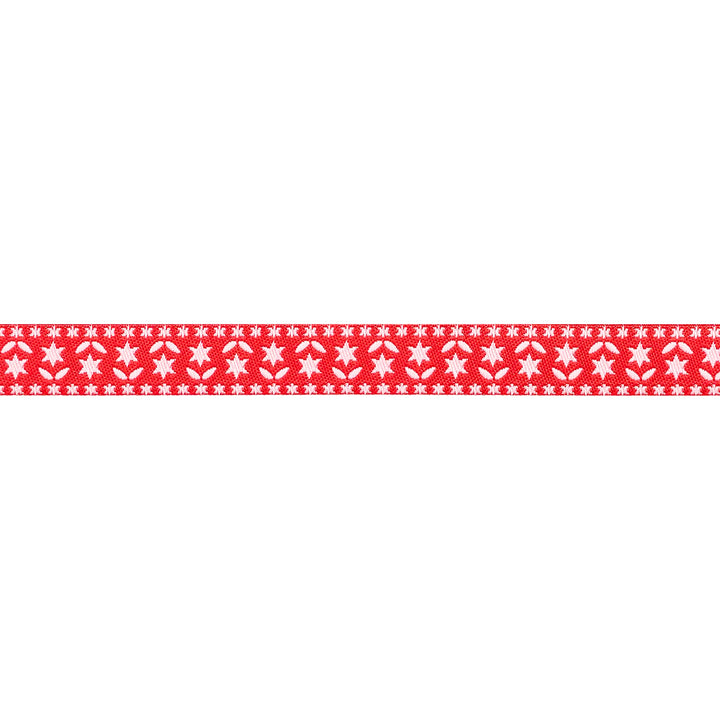 Buon Natale - Twinkle Stars in Pomegranate - 1/2" - by Joanna Figueroa - 15 Yard Spool