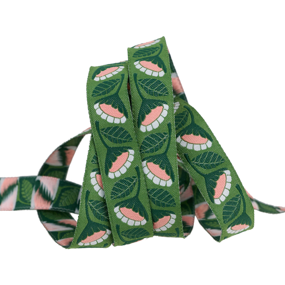First Day of Fall - Bold Flower - 5/8" width - By Loes Van Oosten - 15 Yard Spool
