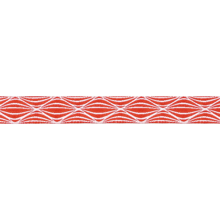 By the Seaside - Wave in Red - 5/8" width - by Loes Van Oosten - 15 Yard Spool