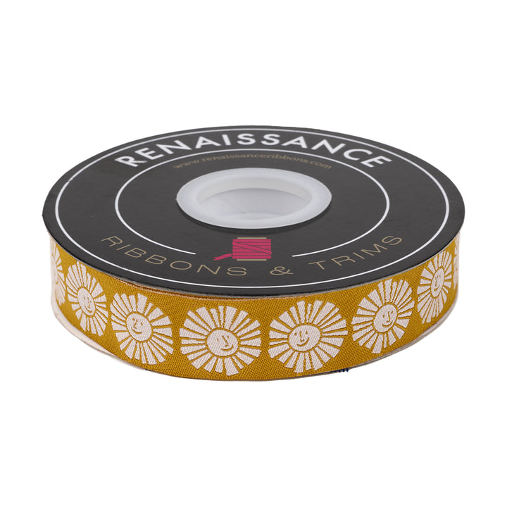 By the Seaside - Sun - 7/8" width - by Loes Van Oosten - 15 Yard Spool