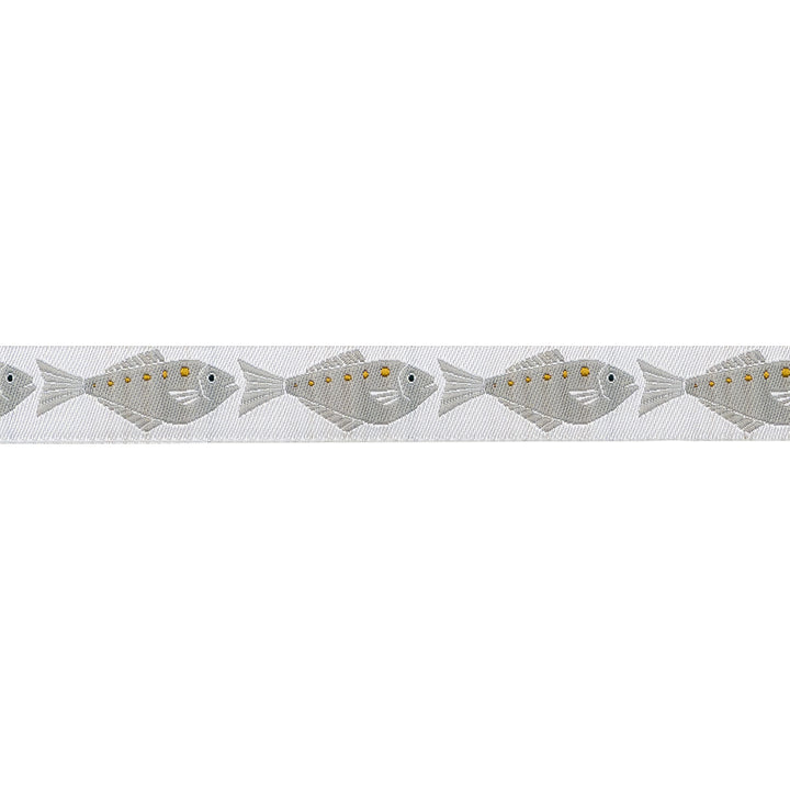 By the Seaside - Fish - 5/8" width - by Loes Van Oosten - 15 Yard Spool