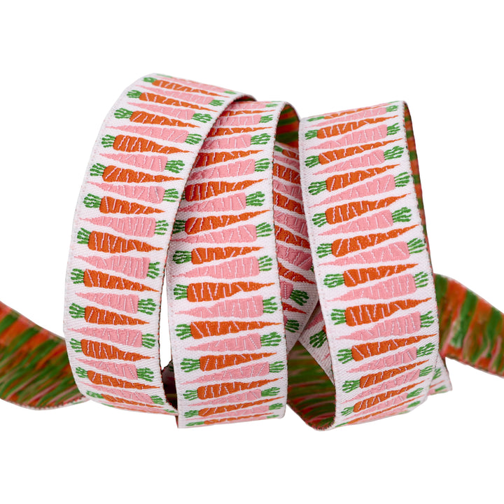 In the Vegetable Garden - Carrot - 7/8" width - by Loes Van Oosten - 15 Yard Spool