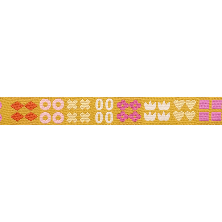 Woodland Park - Shapely in Goldenrod - 5/8" width - by Rashida Coleman Hale - 15 Yard Spool