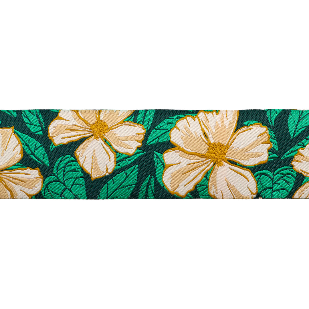 Wildflowers in Cream - 1-1/2" width - Meadow - 15 Yard Spool