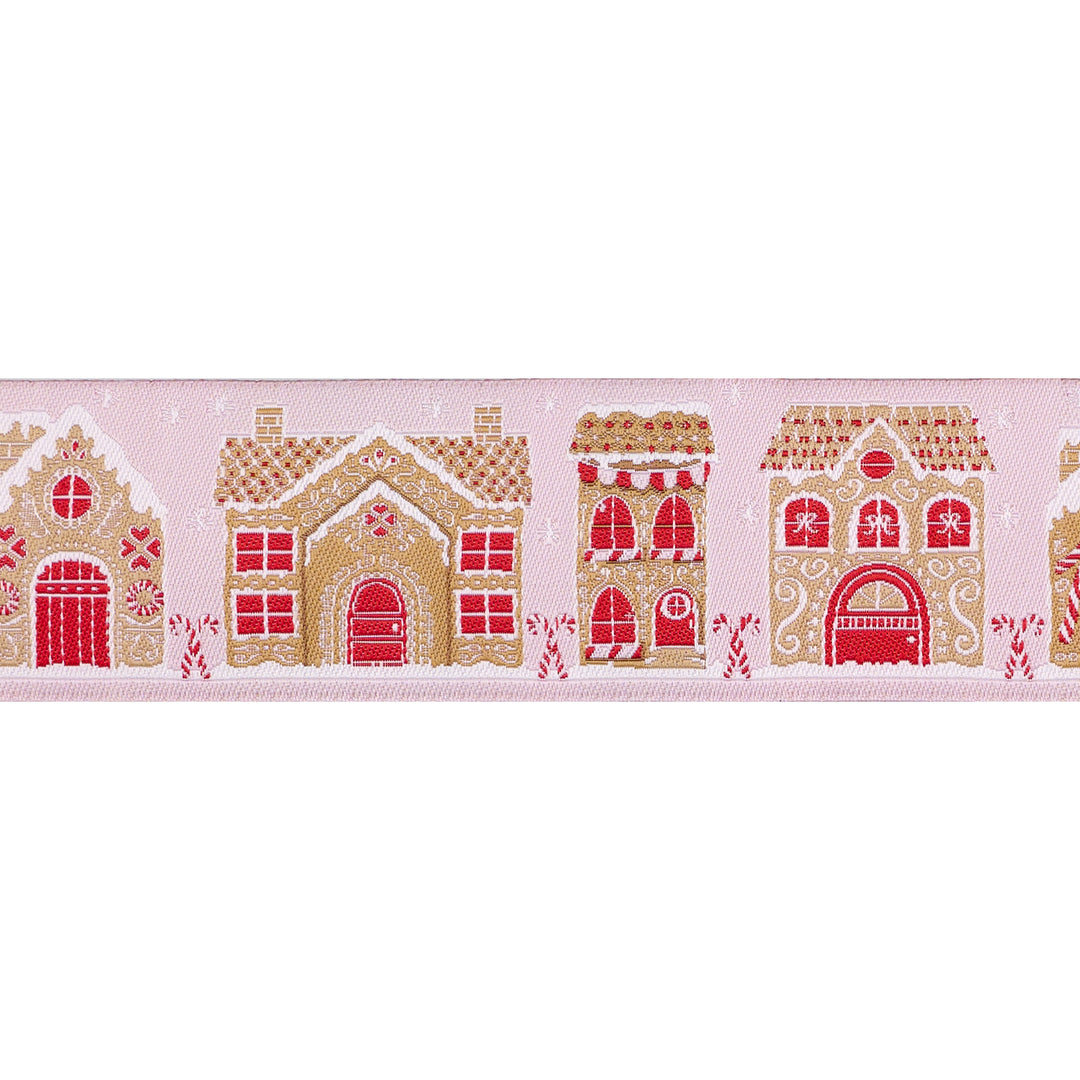 Candy Cane Lane - 1-1/2" width - Gingerbread Christmas - 15 Yard Spool