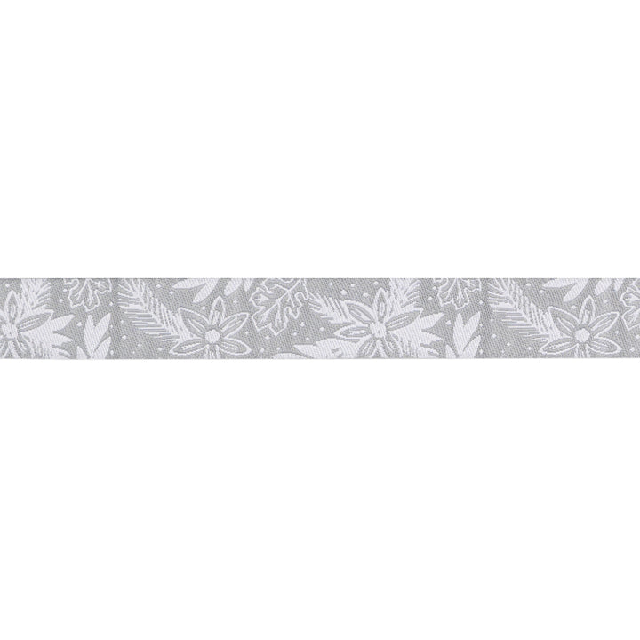 Poinsettia - 5/8" width - Farmhouse Christmas - 15 Yard Spool