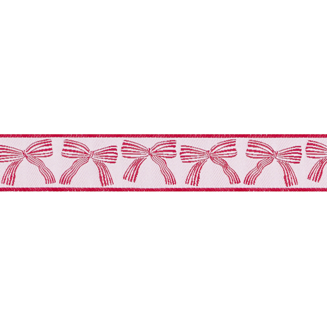 Festive Bows - 7/8" width - Classic Christmas - 15 Yard Spool