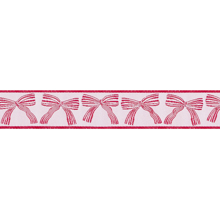 Festive Bows - 7/8" width - Classic Christmas - 15 Yard Spool