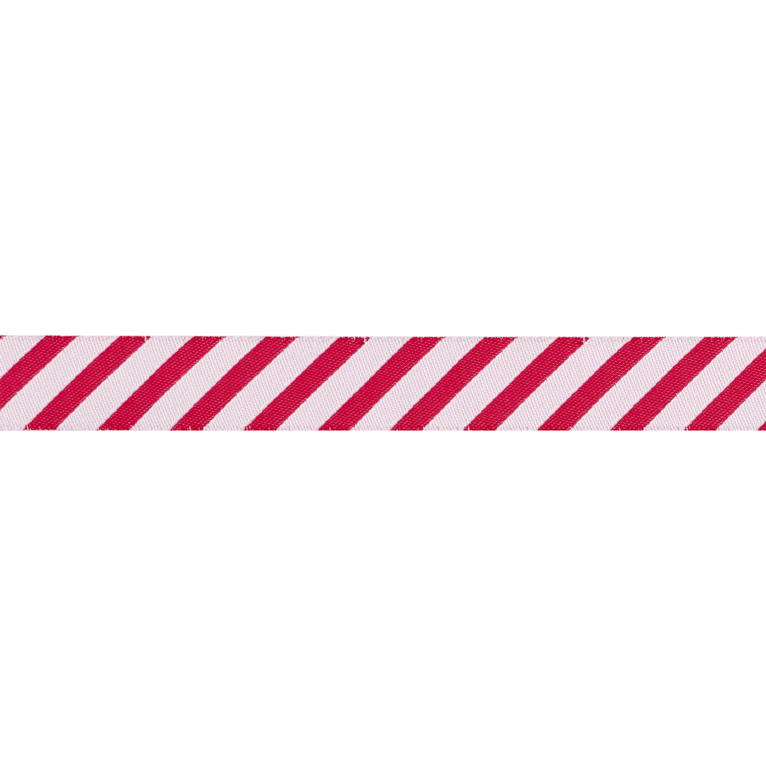Candy Cane Stripe - 5/8" width - Classic Christmas - 15 Yard Spool
