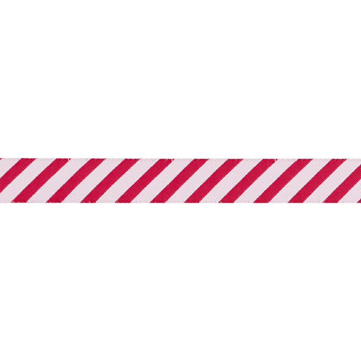 Candy Cane Stripe - 5/8" width - Classic Christmas - 15 Yard Spool