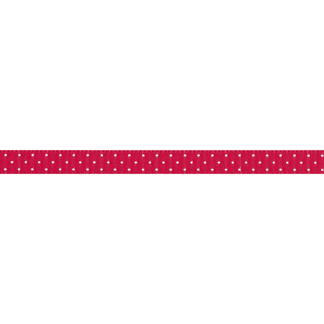 Holiday Dot - 3/8" width - Classic Christmas - 15 Yard Spool