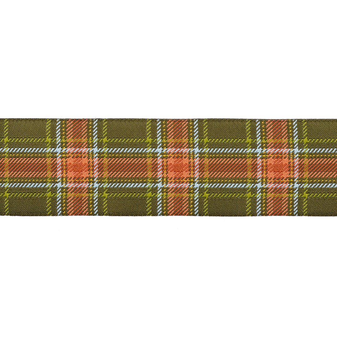 Plaid Perfection in Moss - 1-1/2" width - The Great Outdoors by Stacy Iest Hsu - 15 Yard Spool